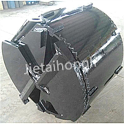 qualidade  Double Bottom Sand Soil Drilling Bucket Core Barrel With Auger Teeth Rotary Fábrica