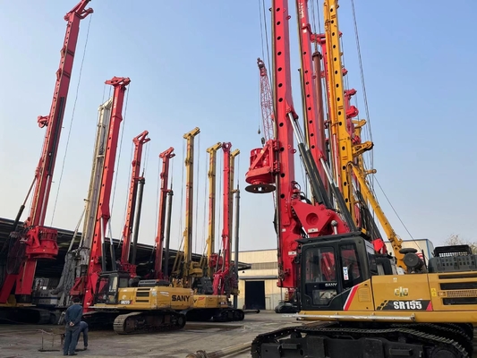2024 sanny sr155 de alta qualidade, equipamento de perfuração usado para a fundação de pilhas rotativas