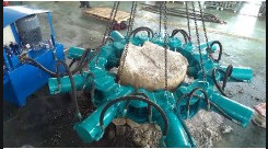 A cabeça cortou a máquina concreta hidráulica do disjuntor da pilha de 1200mm para a ruptura furada do furo