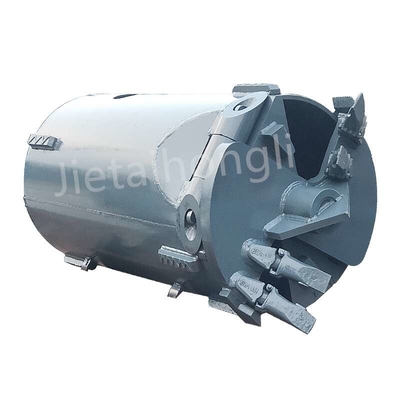 Cubeta Od800mm/1000mm /1200mm/1500mm Clay Flat Teeth Bucket do solo de Q355C