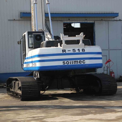 Perfuração giratória usada recondicionada Rig Machine Soilmec SR518 para a construção furada da pilha