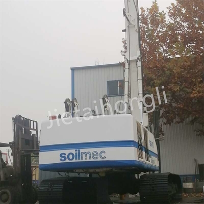 Usado furado empilhando Rig Soilmec SR70 com a rocha que bloqueia Kelly Bar