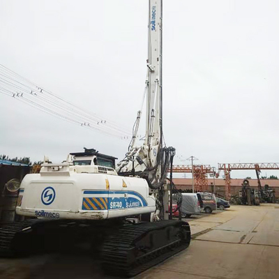 o equipamento hidráulico recondicionado da pilha, usou-se furado empilhando o equipamento, soilmec que empilha o equipamento, usou o equipamento da pilha da fundação