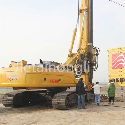 Equipamento de furo hidráulico usado pilha furado 75m máximo de furo da profundidade