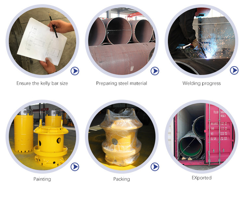O interruptor de Sany Soilmec Bauer Rig Casing Drive Adapter Dw furou o empilhamento de Rig Casing Wall