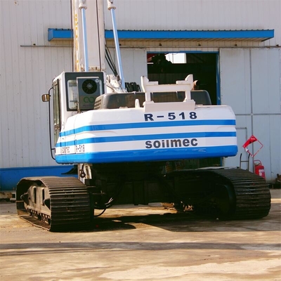 O equipamento de perfuração giratória usado R40 de Soilmec, usado empilhando a máquina, usou o equipamento de furo giratório SR516 do soilmec