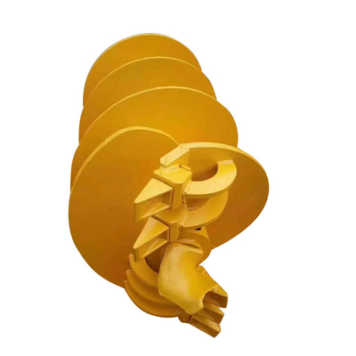 Aço carbono giratório da cubeta do eixo helicoidal da fundação para empilhar o equipamento/equipamento de perfuração