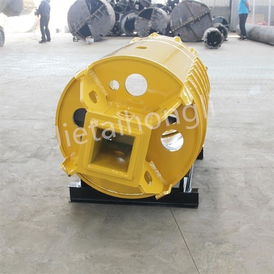 Cubeta do tambor de núcleo da rocha de OD800mm com os dentes da bala para a terra dura