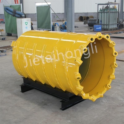 Cubeta do tambor de núcleo da rocha de OD800mm com os dentes da bala para a terra dura