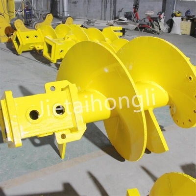 Aço carbono giratório da cubeta do eixo helicoidal da fundação para empilhar o equipamento/equipamento de perfuração
